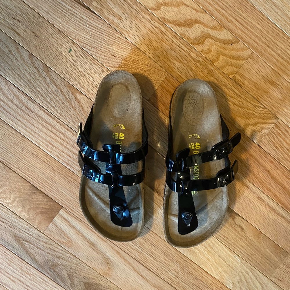 Birkenstock sandals black patent leather - Picture 3 of 3